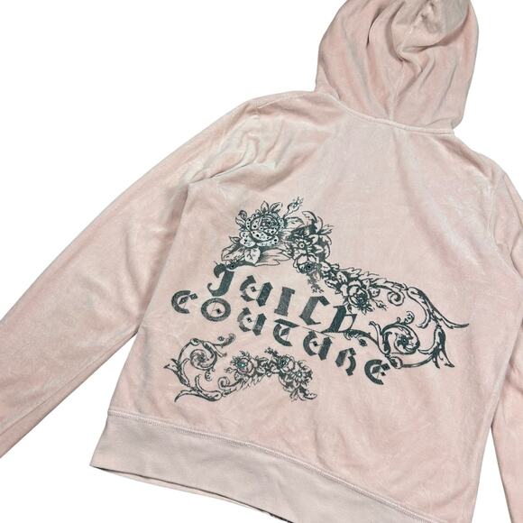 Juicy Couture Pink Hoodie Jacket - Picture 3 of 5